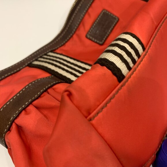 Burberry Red Nylon Shoulder Bag Sku#84298 - Picture 4 of 10